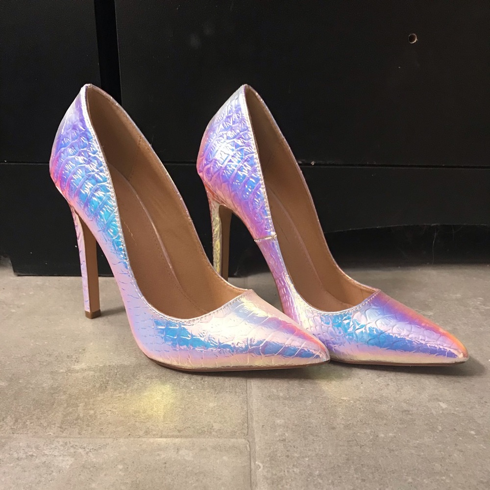 Miss Lola Iridescent heels